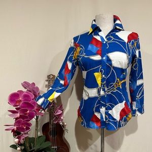 Vintage Ralph Lauren sailor theme button up